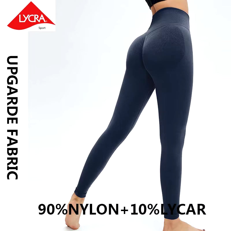 Elevate Your Workout with High Waist Push Up Seamless Leggings - Ultimate Comfort and Flexibility for Yoga and Gym Enthusiasts