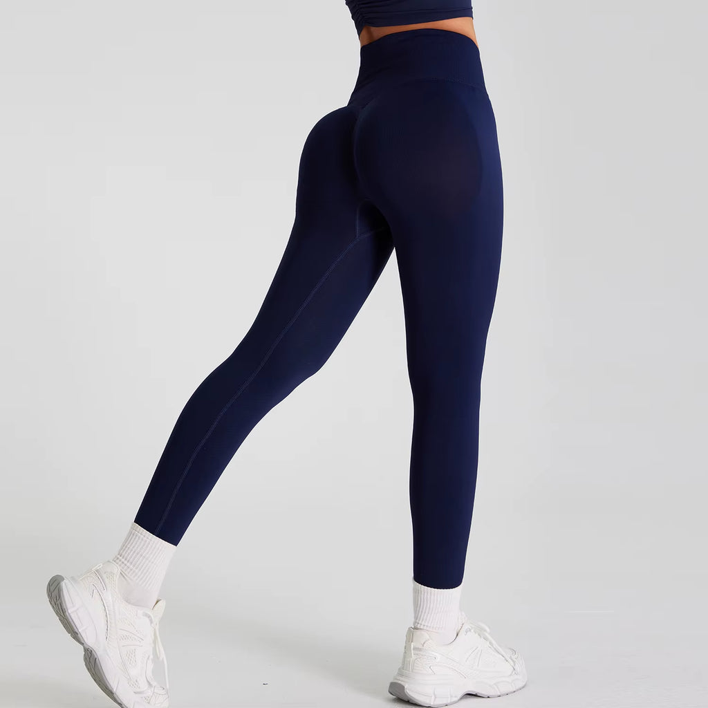 Elevate Your Workout with High Waist Push Up Seamless Leggings - Ultimate Comfort and Flexibility for Yoga and Gym Enthusiasts