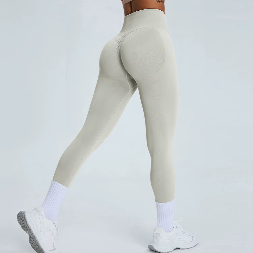 Elevate Your Workout with High Waist Push Up Seamless Leggings - Ultimate Comfort and Flexibility for Yoga and Gym Enthusiasts