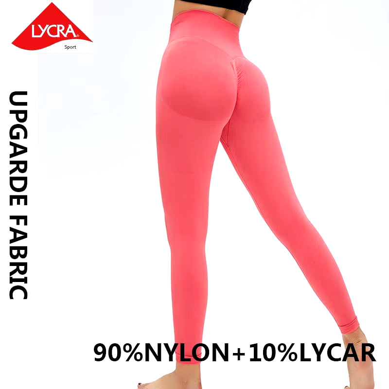 Elevate Your Workout with High Waist Push Up Seamless Leggings - Ultimate Comfort and Flexibility for Yoga and Gym Enthusiasts