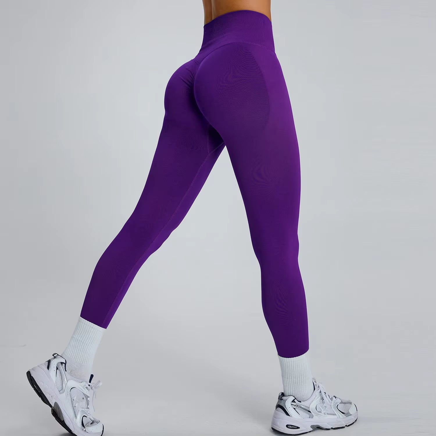 Elevate Your Workout with High Waist Push Up Seamless Leggings - Ultimate Comfort and Flexibility for Yoga and Gym Enthusiasts