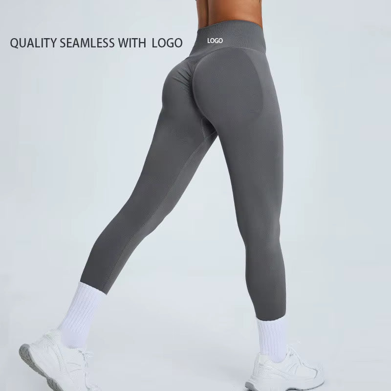 Elevate Your Workout with High Waist Push Up Seamless Leggings - Ultimate Comfort and Flexibility for Yoga and Gym Enthusiasts